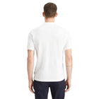 White Logo Pique Polo