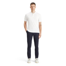 White Logo Pique Polo