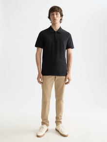 Logo Pique Polo - Black