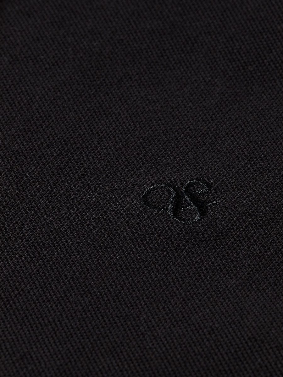 Logo Pique Polo - Black