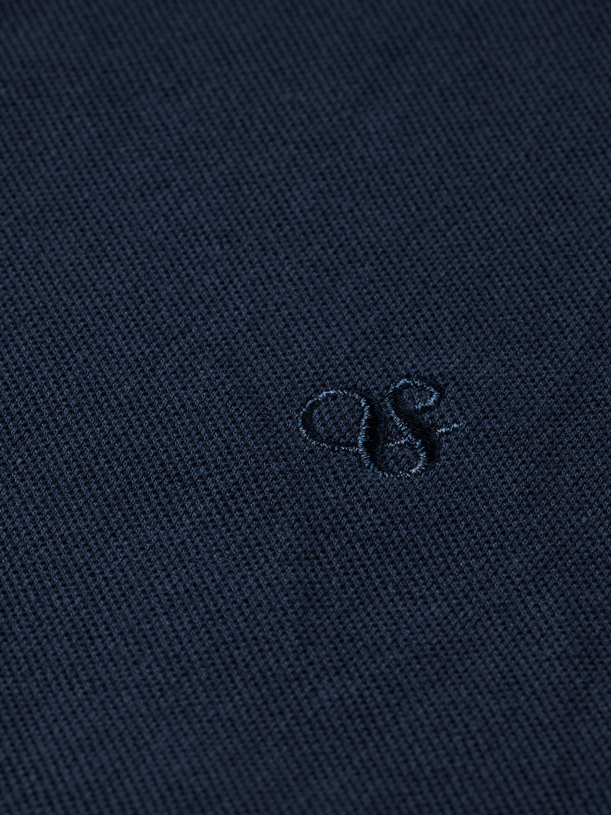 Logo Pique Polo - Blue-5