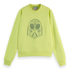 Tennis Ball Yellow Chest Artwork Regular Sweatshirt