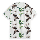 Leafs White AOP Regular Fit Short Sleeve Aop Viscose Shirt