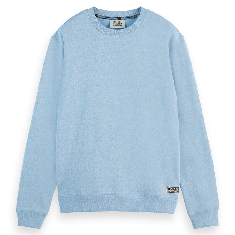 Spring Blue Melange Sweatshirt