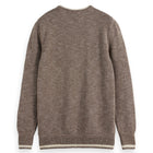 Golden Brown Melange Regular Fit Crewneck