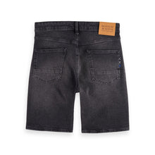 Black Ralston Slim Fit Denim Short