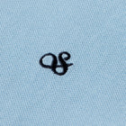 Spring Blue Logo Pique Polo