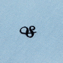 Spring Blue Logo Pique Polo