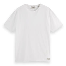White Raw Edge Relaxed Fit T-Shirt