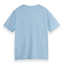 Spring Blue Raw Edge Relaxed Fit T-Shirt