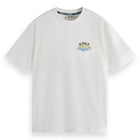White Front And Back Artwork Relaxed T-Shirt