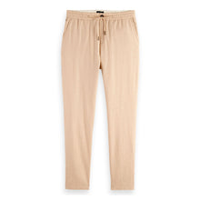 Beige Warren Cotton-Linen Twill Jogger