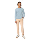 Beige Warren Cotton-Linen Twill Jogger