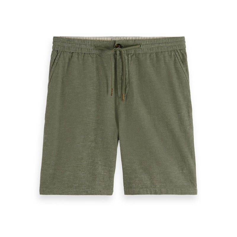 Army Fave Cotton And Linen Twill Bermuda