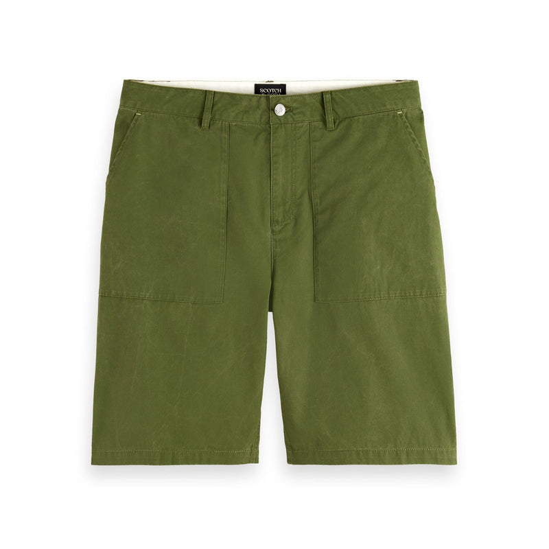 Army Relaxed Fit Washed Cotton Carpenter Short
