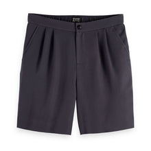 Black Twilt - Pleated Sateen Bermuda Short