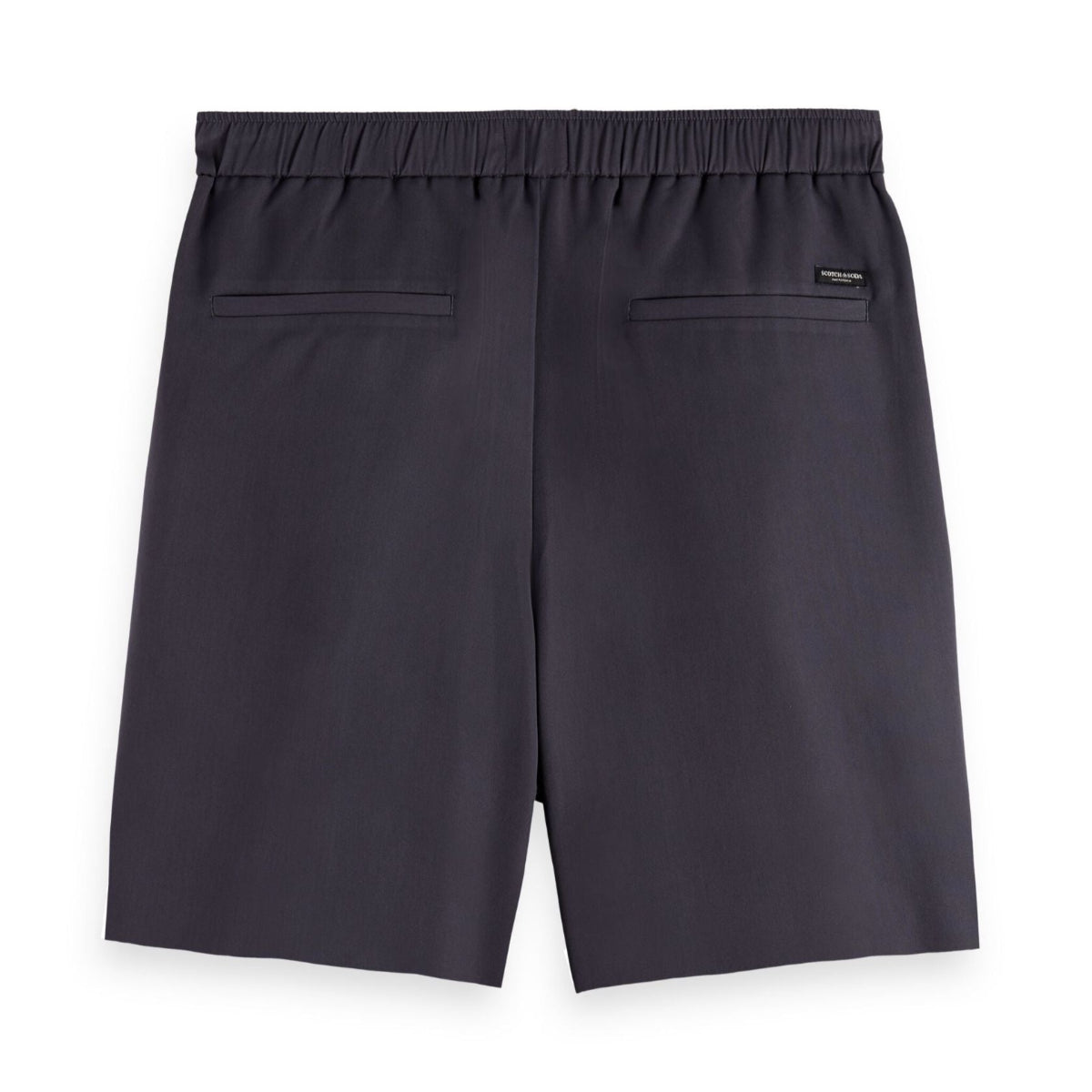 Black Twilt - Pleated Sateen Bermuda Short
