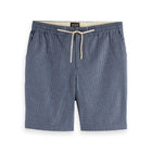 Blue Fave - Relaxed Fit Cotton-Linen Bermuda Short