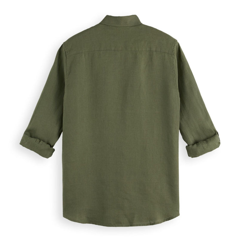 Army Regular Fit Linen Shirt