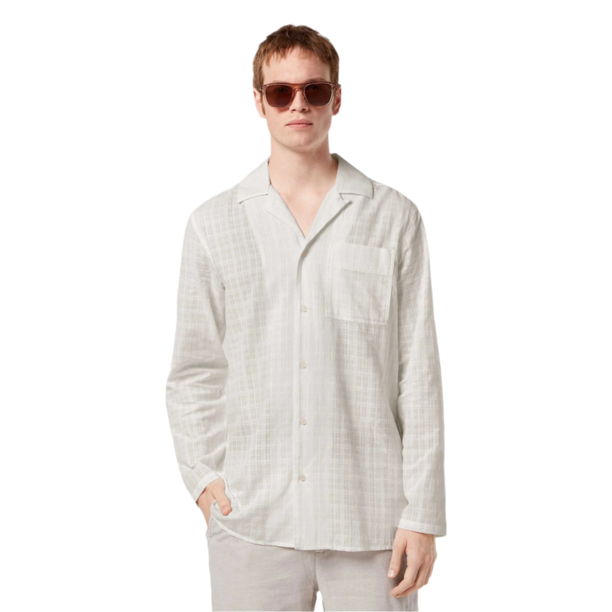 Swan Cotton Voile Regular Fit Shirt