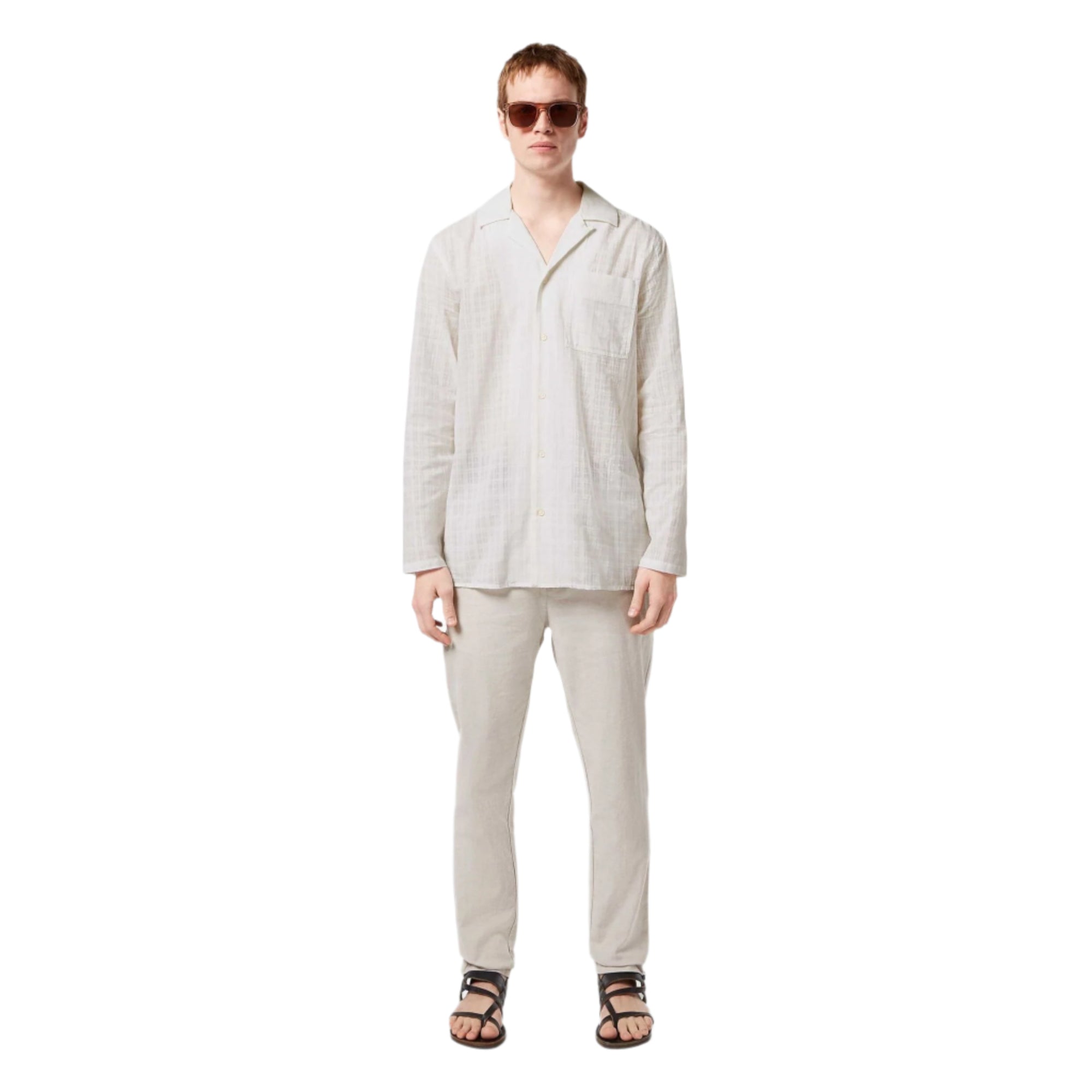 Swan Cotton Voile Regular Fit Shirt