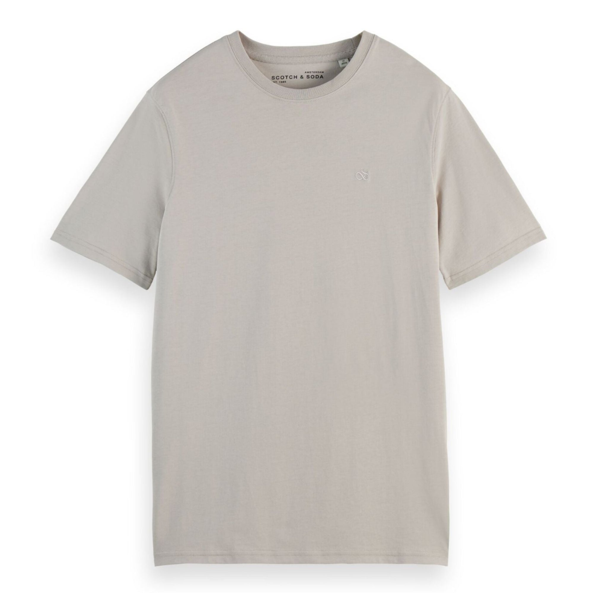 Gray Regular Fit Logo T-Shirt