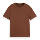 Brown Regular Fit Logo T-Shirt