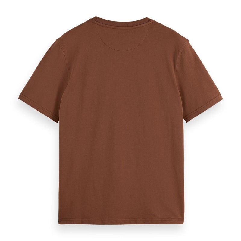 Brown Regular Fit Logo T-Shirt