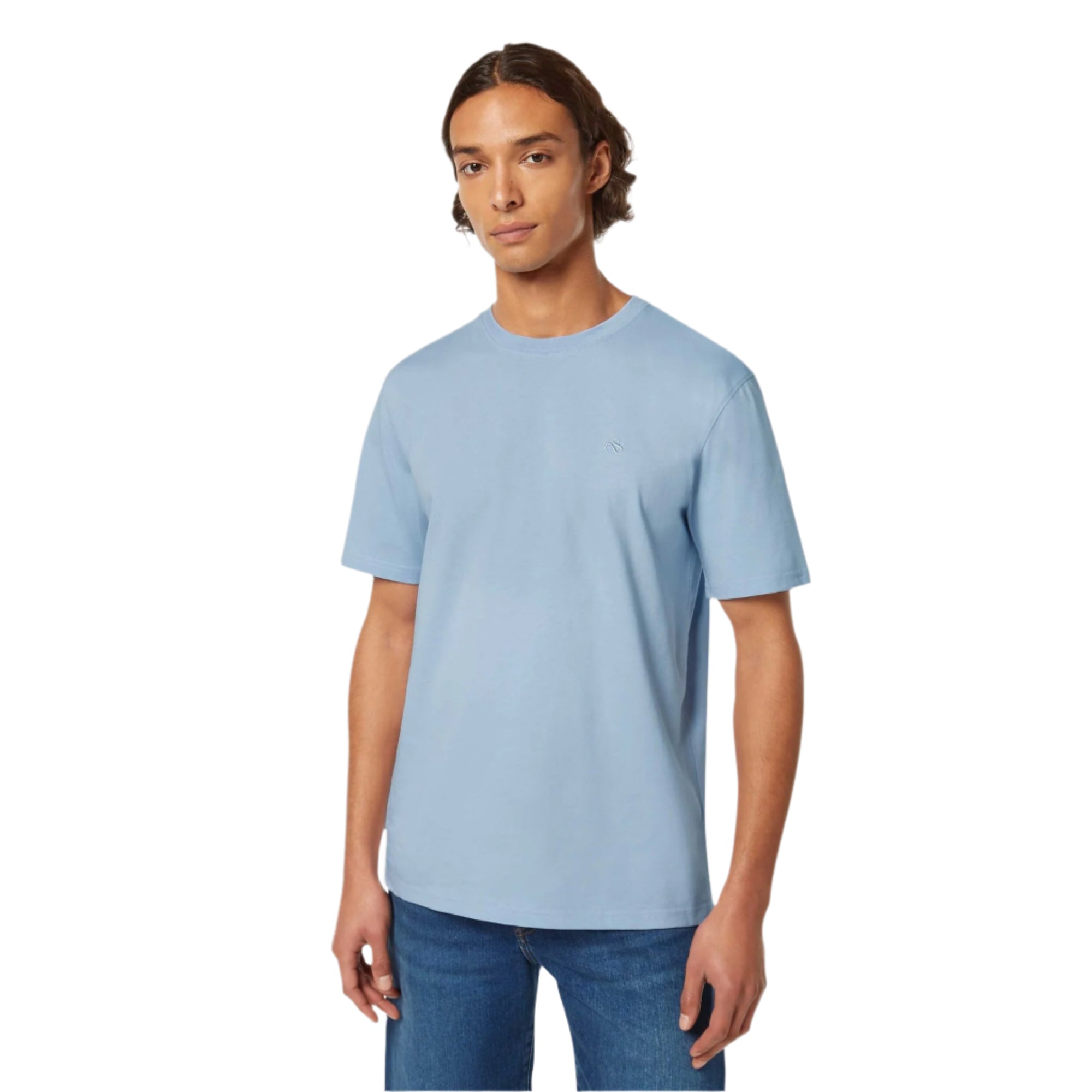 Blue Regular Fit Logo T-Shirt