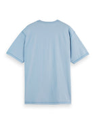 Relaxed Fit Front Chest Logo T-Shirt - Sky Blue