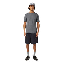 Black Regular Fit Melange T-Shirt
