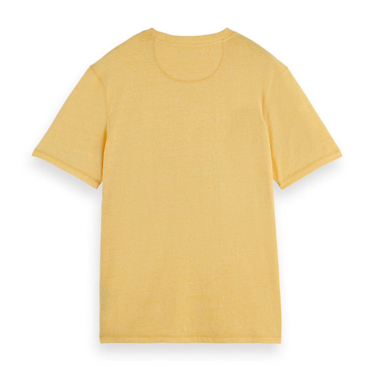 Yellow Regular Fit Melange T-Shirt