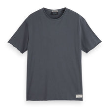 Black Relaxed-Fit Raw Edge T-Shirt