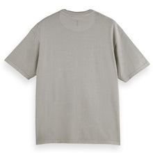 Gray Relaxed-Fit 3 Crosses Garment-Dyed T-Shirt