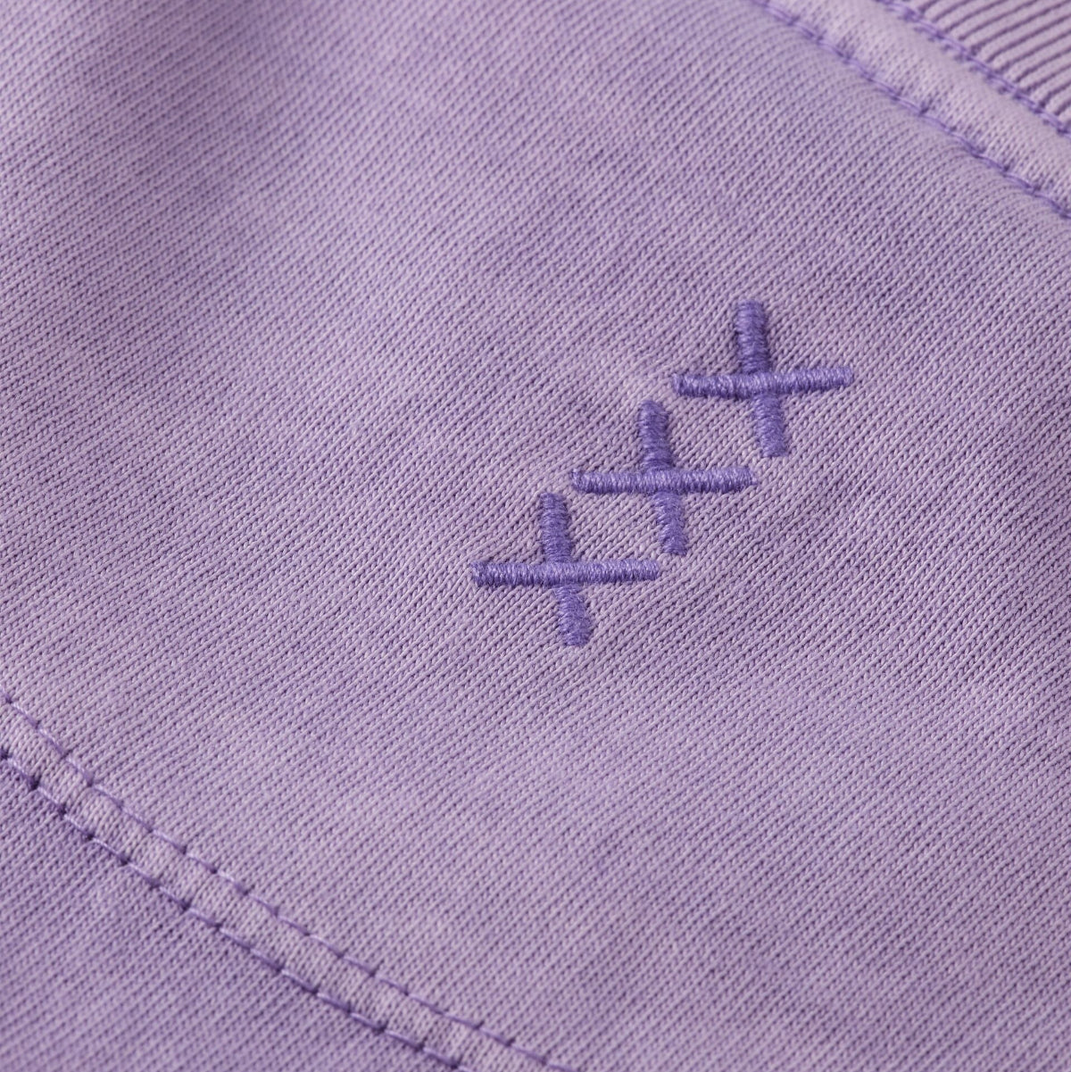 Relaxed Fit 3 Crosses T-Shirt - Lavender