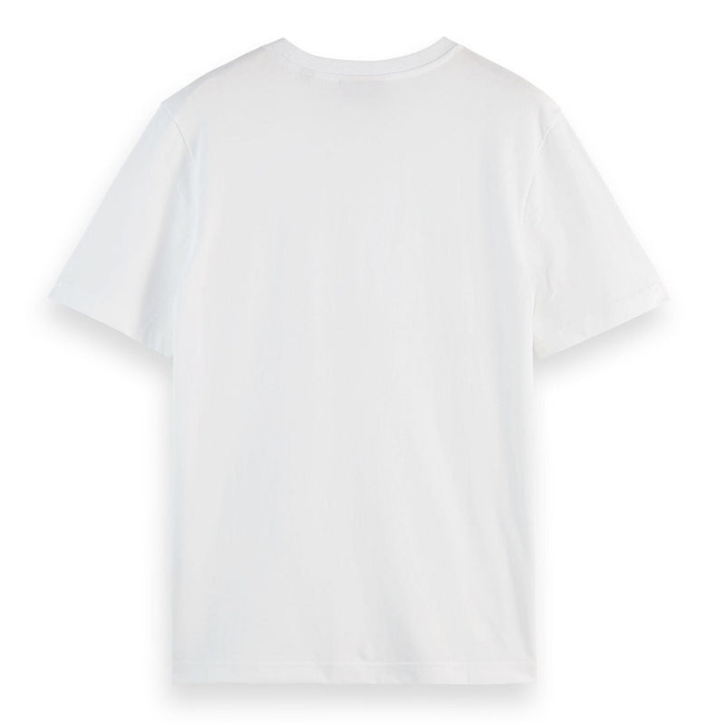 White Regular Fit Left Chest Logo T-Shirt