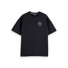 Black Relaxed-Fit Front And Back Artwork T-Shirt