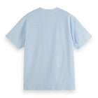 Blue Relaxed-Fit Towelling Striped T-Shirt