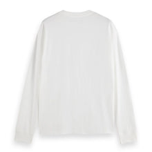 White Relaxed-Fit Logo Long-Sleeved T-Shirt