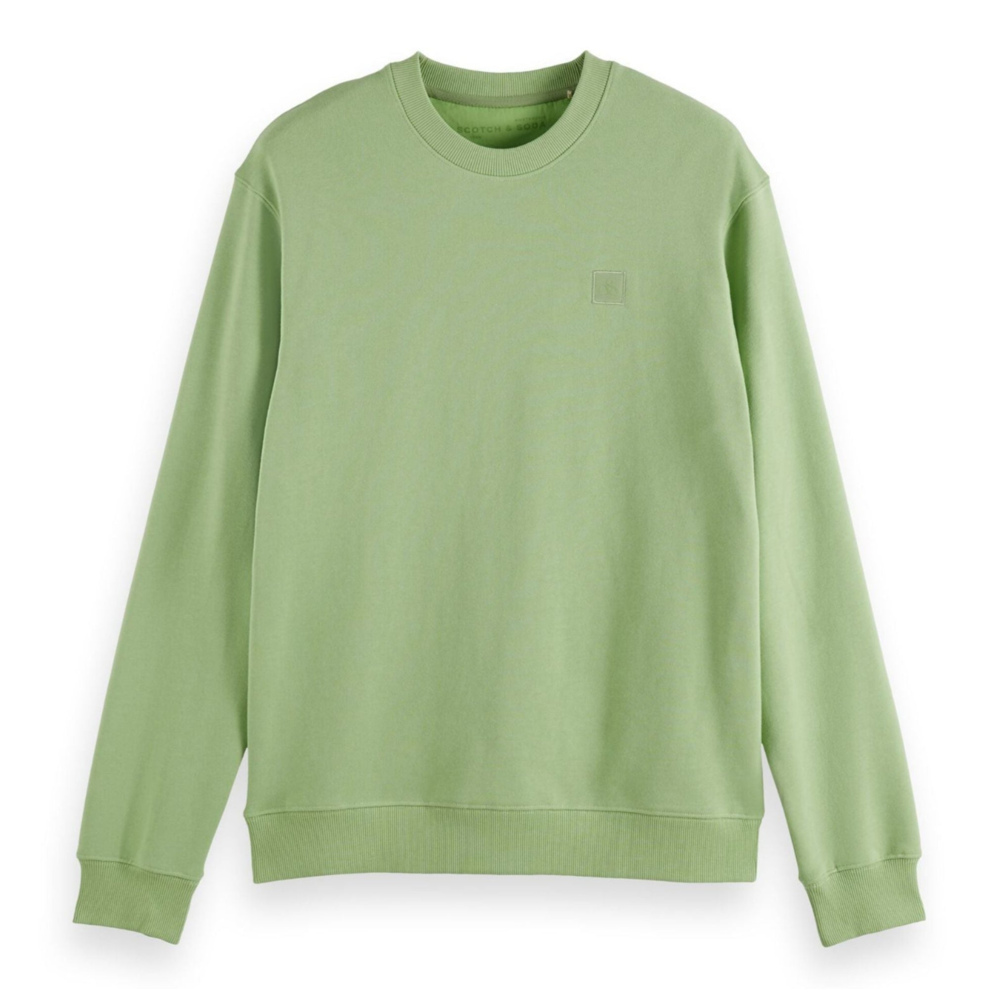Green Regular Fit Logo Sweatshirt