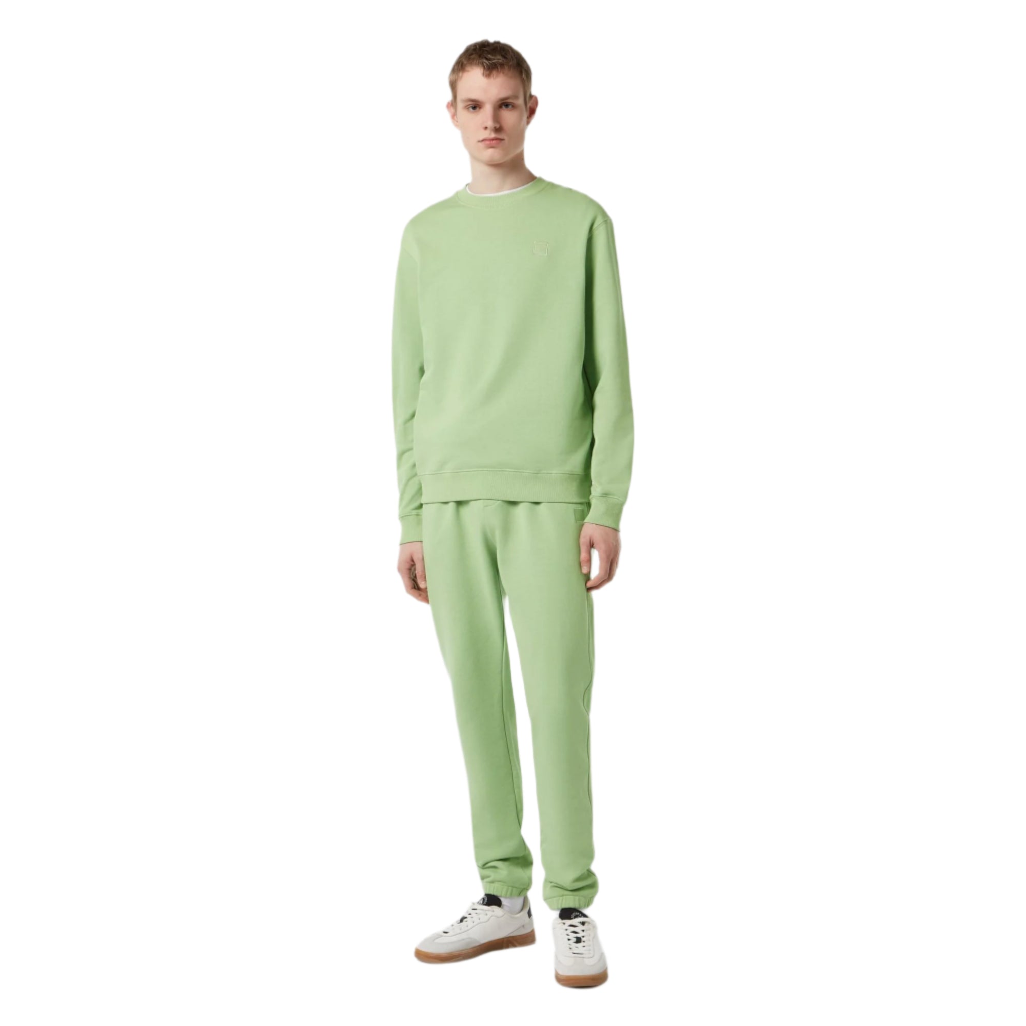 Green Regular Fit Logo Sweatshirt