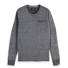 Black Linen-Blend Sweater
