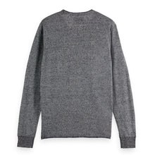 Black Linen-Blend Sweater