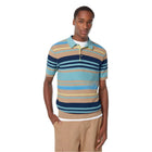 Beige Structured Knitted Regular Fit Polo