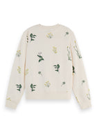 Soft Ice All Over Embroidery Regular Sweater