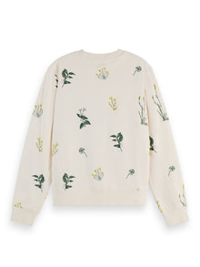 Soft Ice All Over Embroidery Regular Sweater