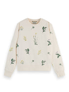 Soft Ice All Over Embroidery Regular Sweater
