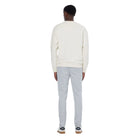 Swan Embroidered Chest Artwork Relaxed Fit Sweatshirt