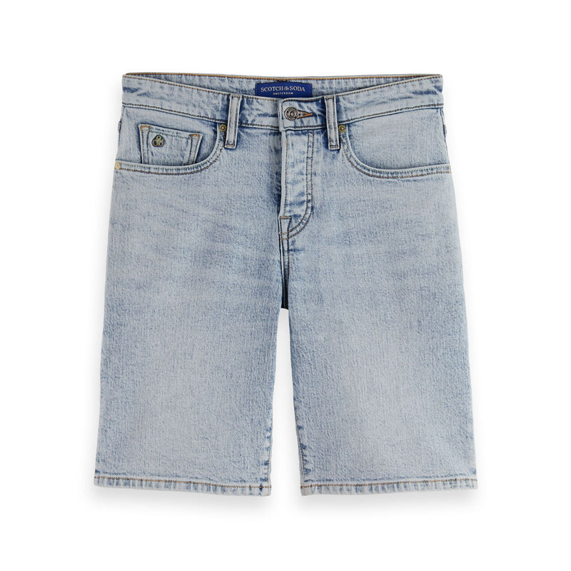 Blue Ralston Slim Fit Denim Short