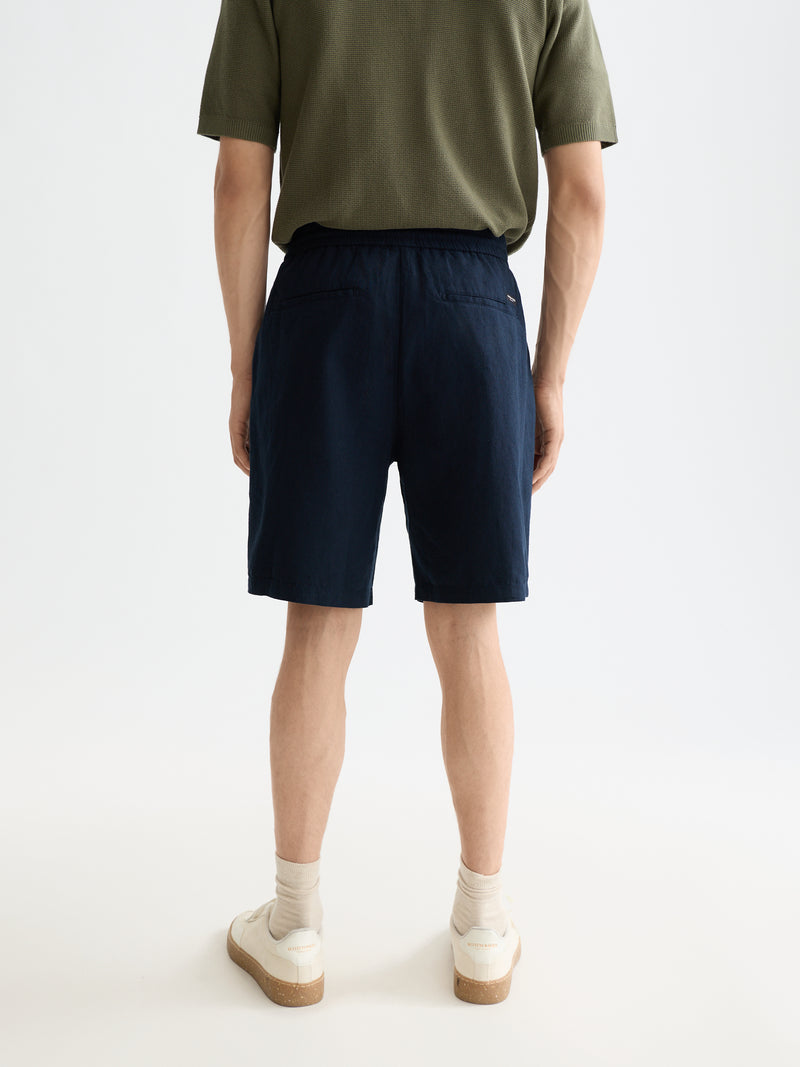 Core  Fave  Cottonlinen Twill Bermuda Short - Navy